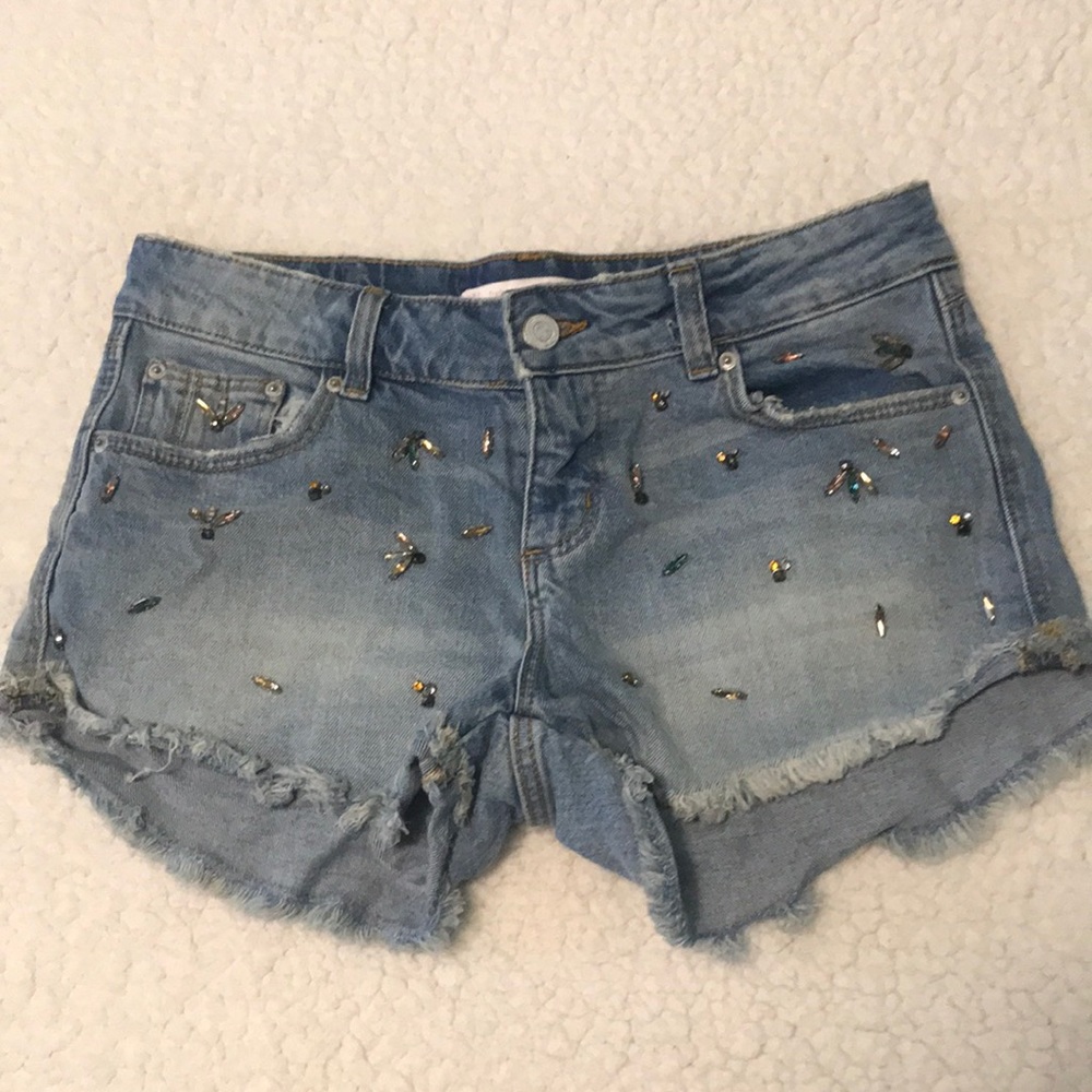 Denim shorts